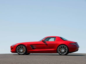 奔馳SLS AMG 2010年款 經典鷗翼門超級跑車的壁紙致敬
